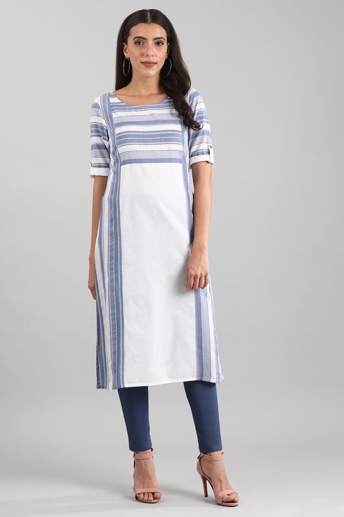 Disha Patani Yarn-dyed kurta - XS