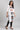 White Round Neck Yarn-dyed kurta