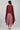Mauve Round Neck Cape Sleeves Dress