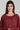 Mauve Round Neck Cape Sleeves Dress
