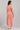 Peach Round Neck Floral Print Liva Dress