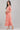 Peach Round Neck Floral Print Liva Dress