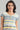 Blue Round Neck yarn-dyed Dress