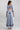 Blue Round Neck yarn-dyed Liva Dress