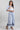 Blue Round Neck yarn-dyed Liva Dress