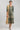 Green Round Neck Printed Liva kurta