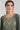 Green Round Neck Printed Liva kurta