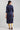Blue Band Collar Printed kurta