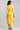 Yellow Round Neck Printed Liva kurta