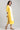 Yellow Round Neck Printed Liva kurta