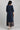 Navy Blue Round Neck Printed kurta