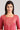 Pink Round Neck Printed Liva kurta