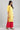 Yellow Round Neck Printed kurta