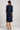 Blue Band Collar Printed Liva kurta