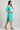 Green Round Neck Printed Liva kurta