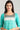 Green Round Neck Printed Liva kurta