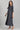 Blue Round Neck Yarn-dyed Jumpsuit