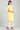 Yellow Round Neck Solid kurta