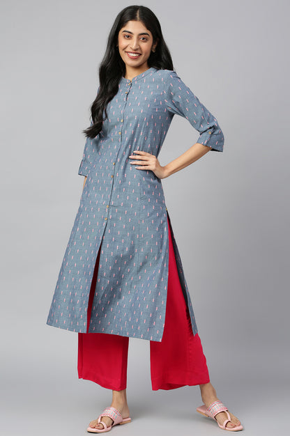 Indigo Blue Doddy kurta