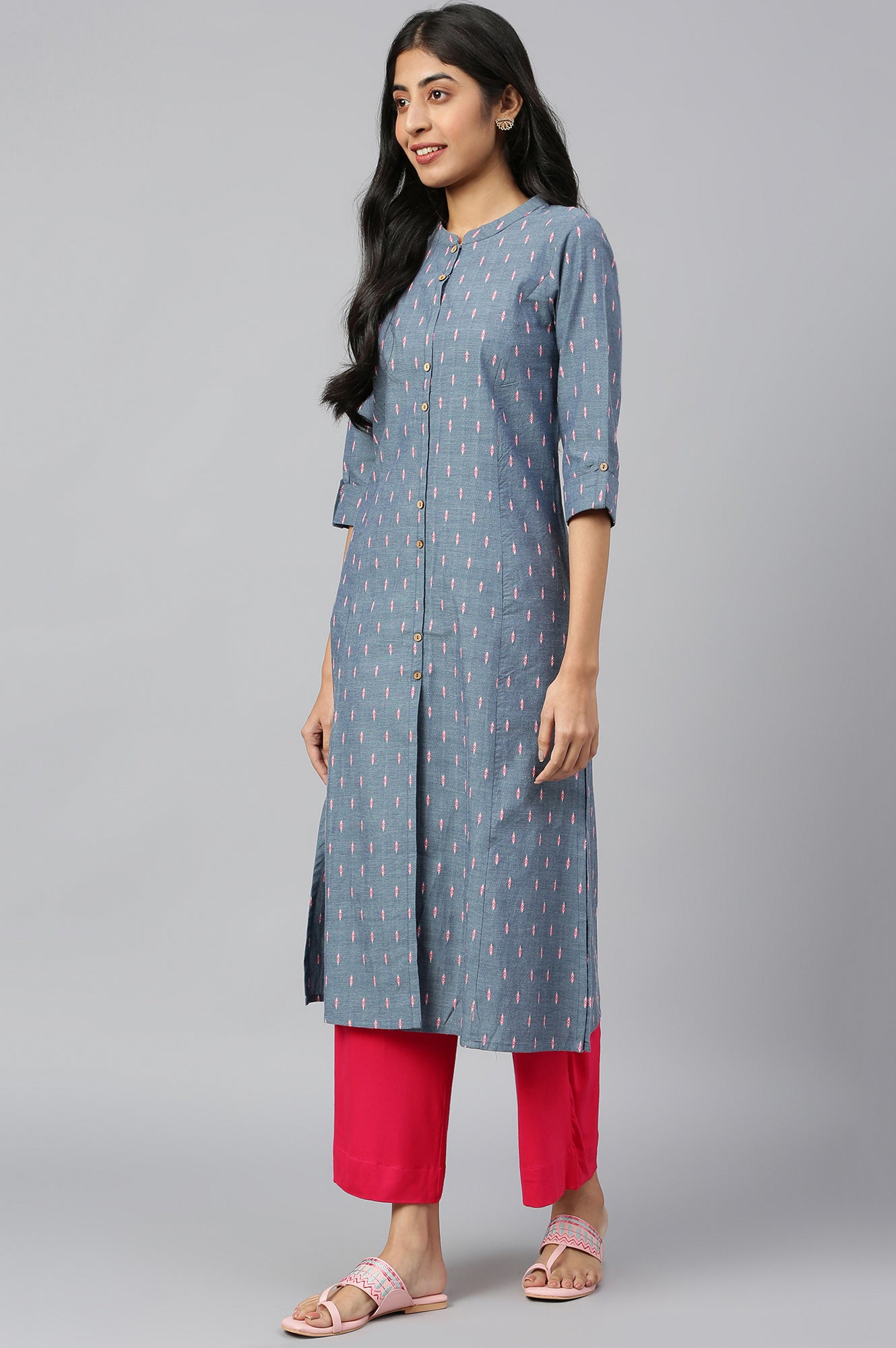 Indigo Blue Doddy kurta