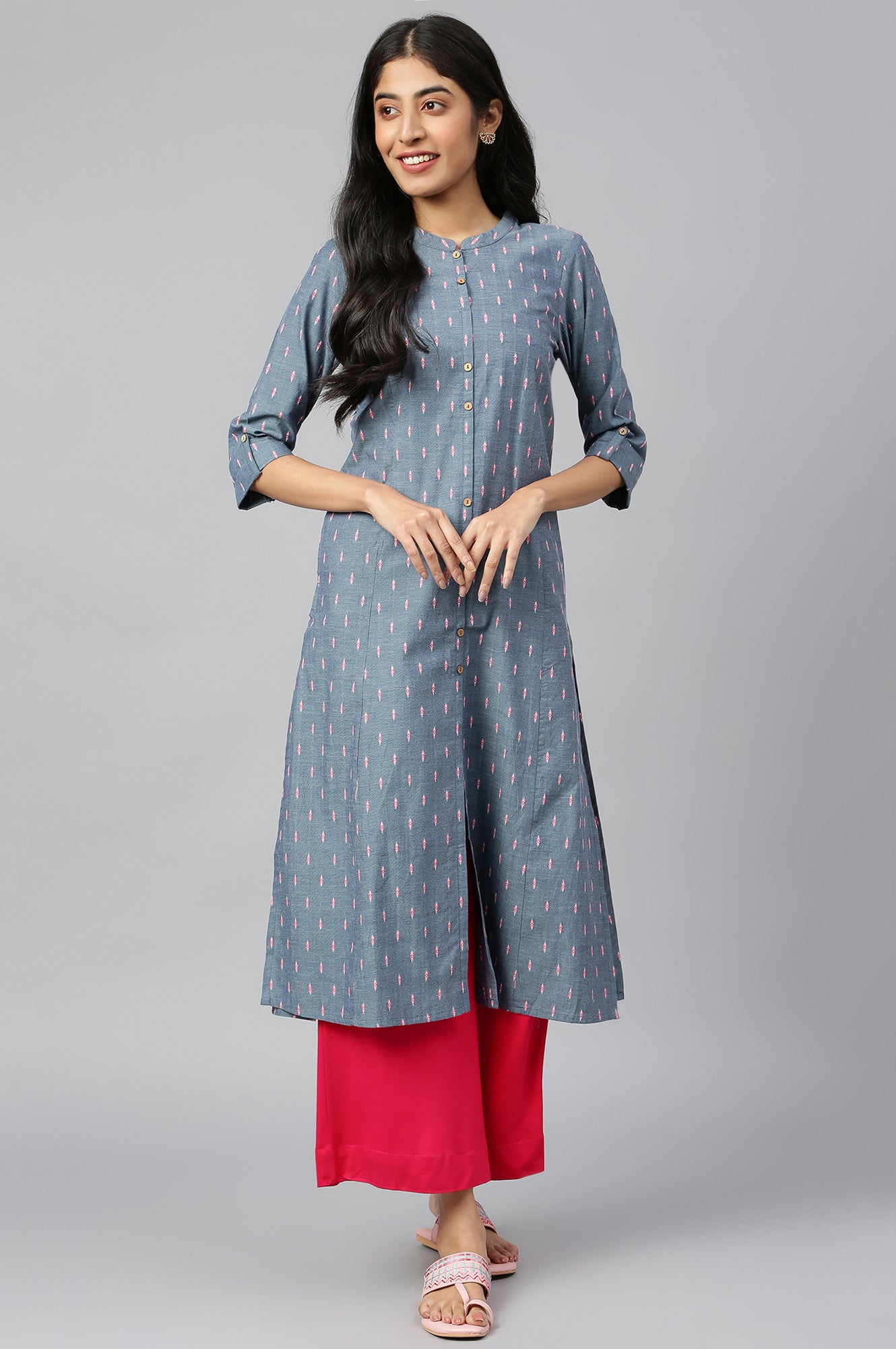 Indigo Blue Doddy kurta