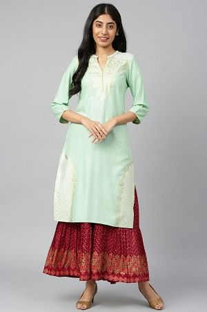 Aurelia Light Blue kurta-