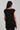 Black Round Neck Solid Liva Top