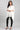 White Band Collar Solid Top