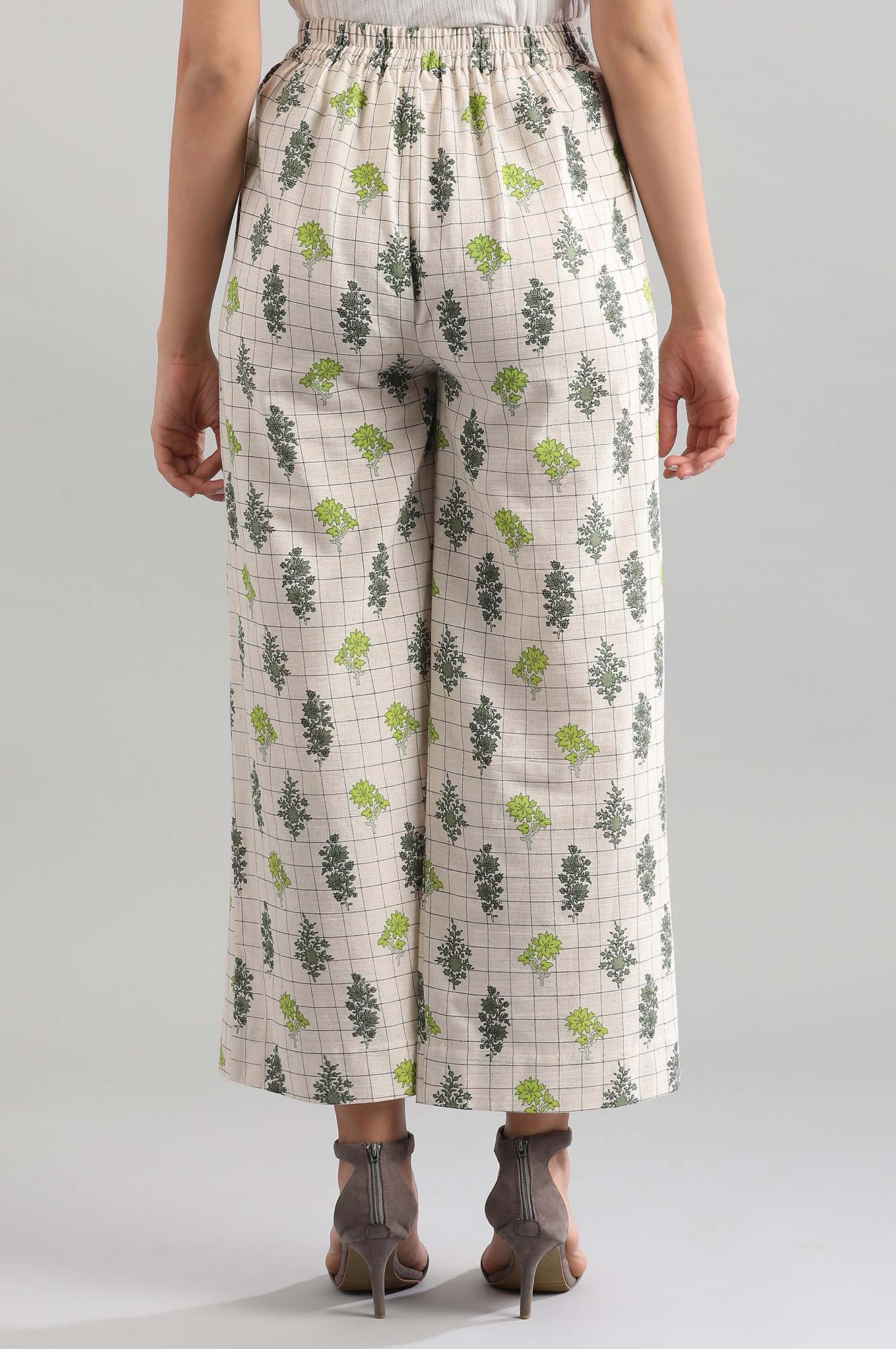 Natural Printed Palazzos