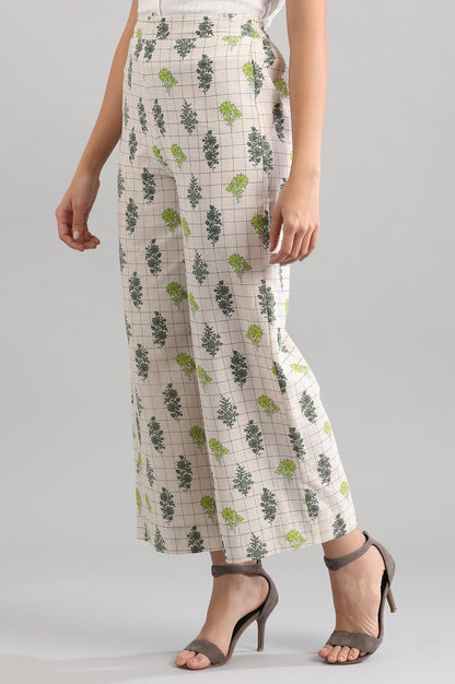 Natural Printed Palazzos