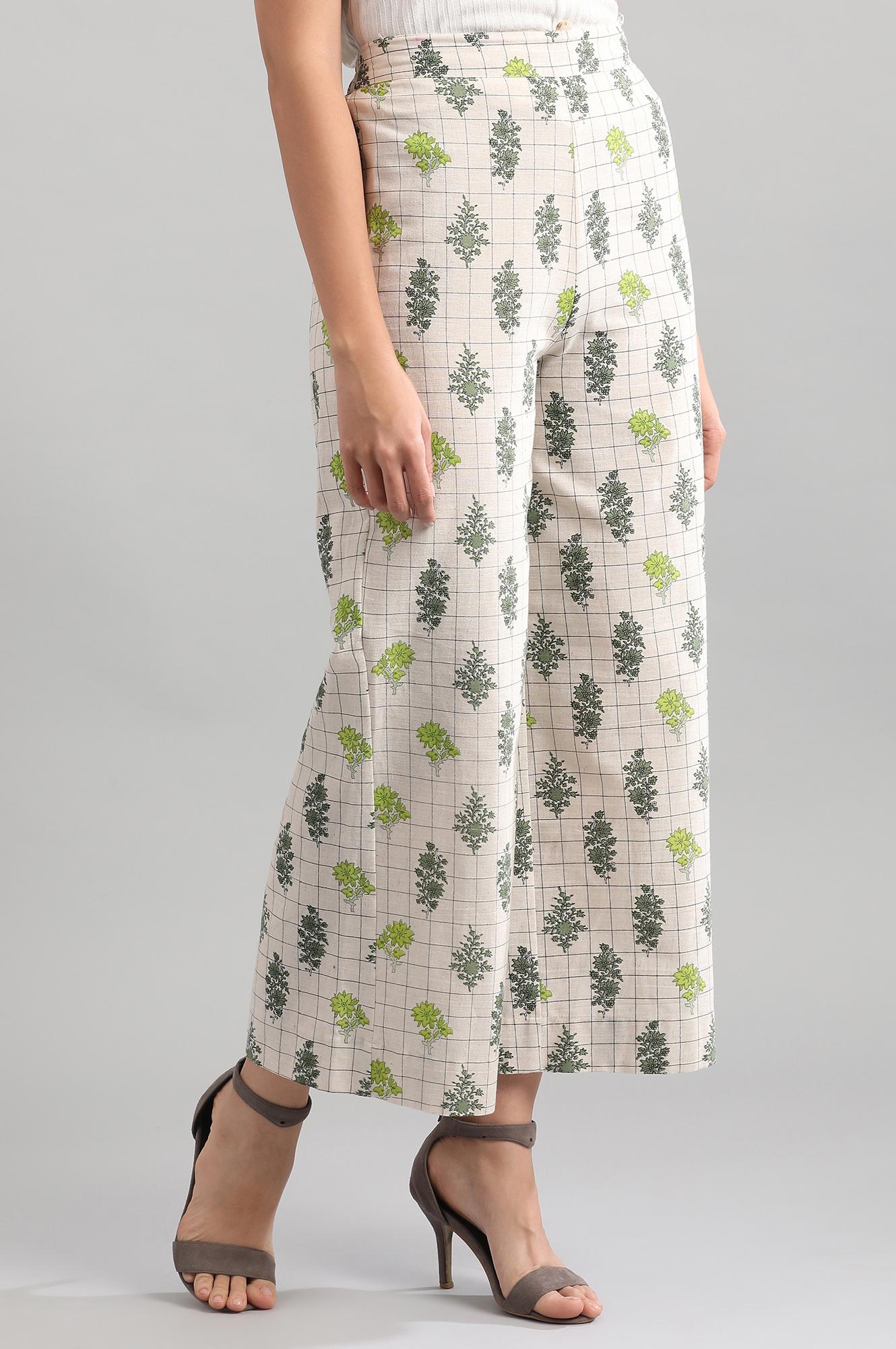 Natural Printed Palazzos