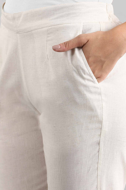 Natural Solid Trousers