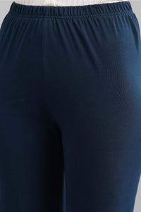 Blue Solid Churidar