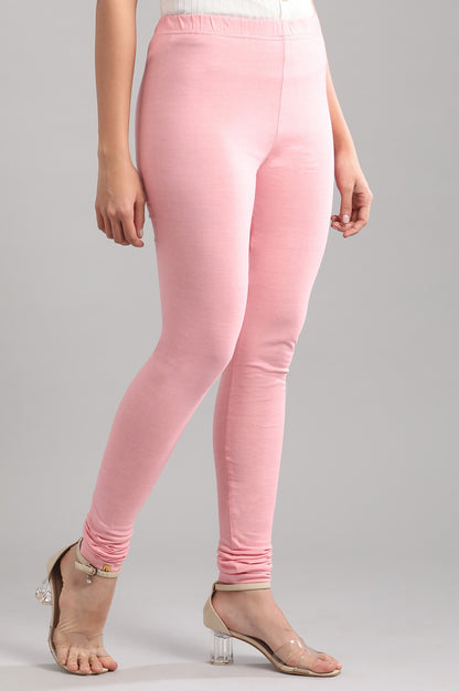 Baby Pink Solid Churidar