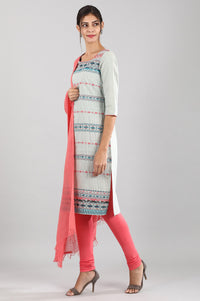 Orange Solid Churidar