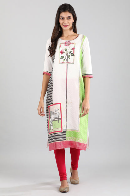 Pink Solid Churidar