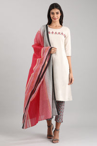Pink Printed Dupatta