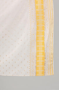 Yellow Printed Dupatta