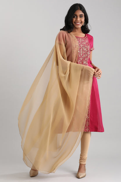 Rich Gold Solid Dupatta