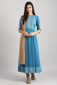 Peach-Coloured Shimmer Dupatta