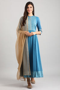 Peach-Coloured Shimmer Dupatta