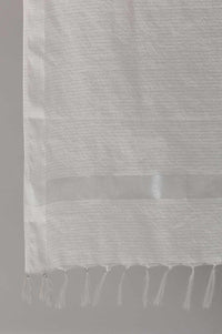 Silver Yarn-dyed Dupatta