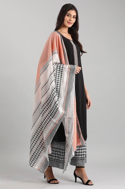 Black Round Neck kurta Set