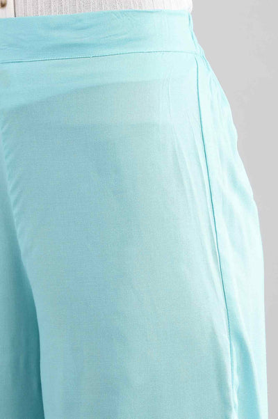 Light Blue kurta- Palazzo Pants Set