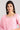 Pink Sweetheart Neck kurta Set