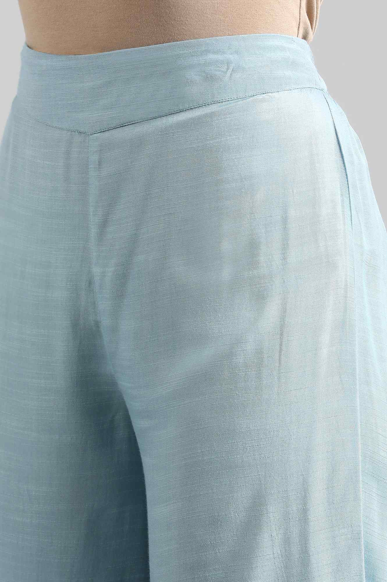 Blue Round Neck kurta Set