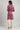 Blue Round Neck Winter Dress