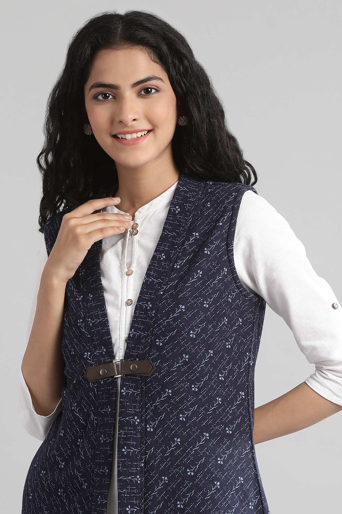 Blue Collar Neck Gillet