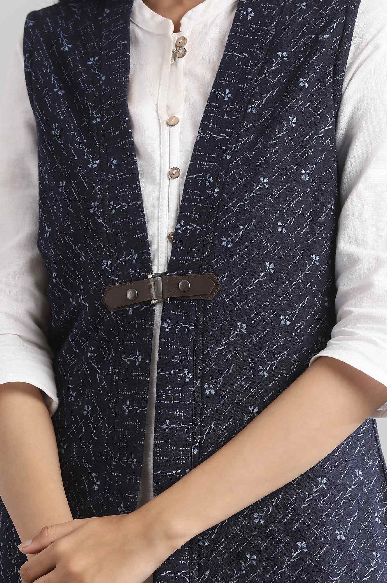 Blue Collar Neck Gillet