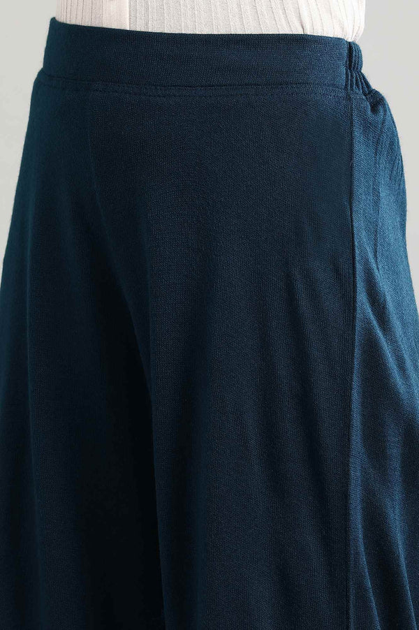 Blue Printed Winter Palazzo